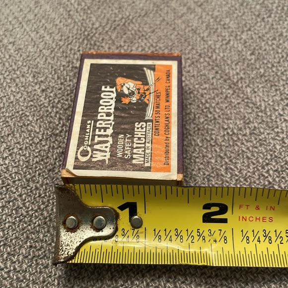 Vintage Coghlan’s Waterproof Wooden Safety Matches Made in Australia - Picture 7 of 9